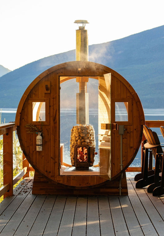 customize barrel sauna