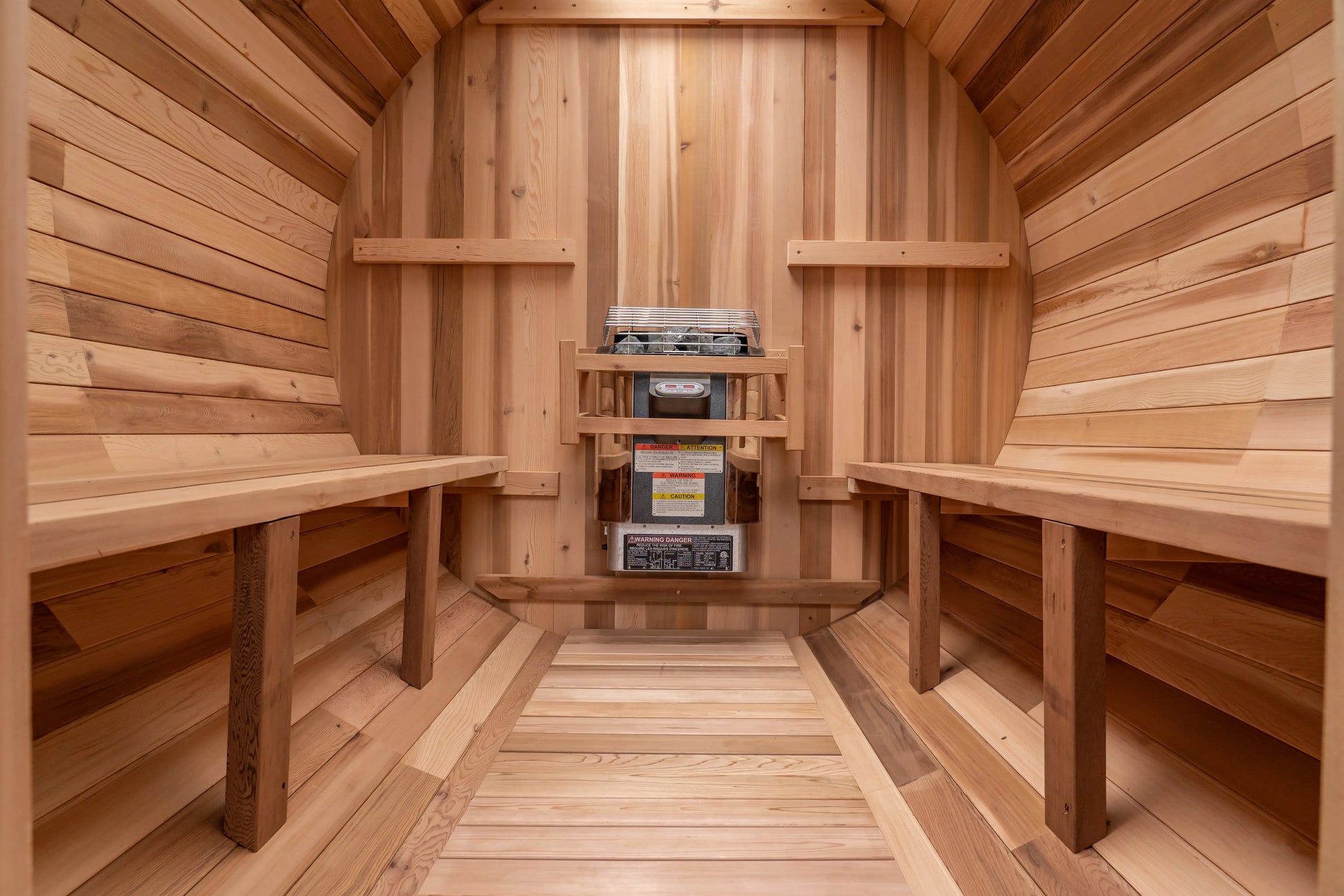 10 FT Red Cedar Barrel Sauna with Porch - 6-8 Person # #seotitle## Backcountry Recreation