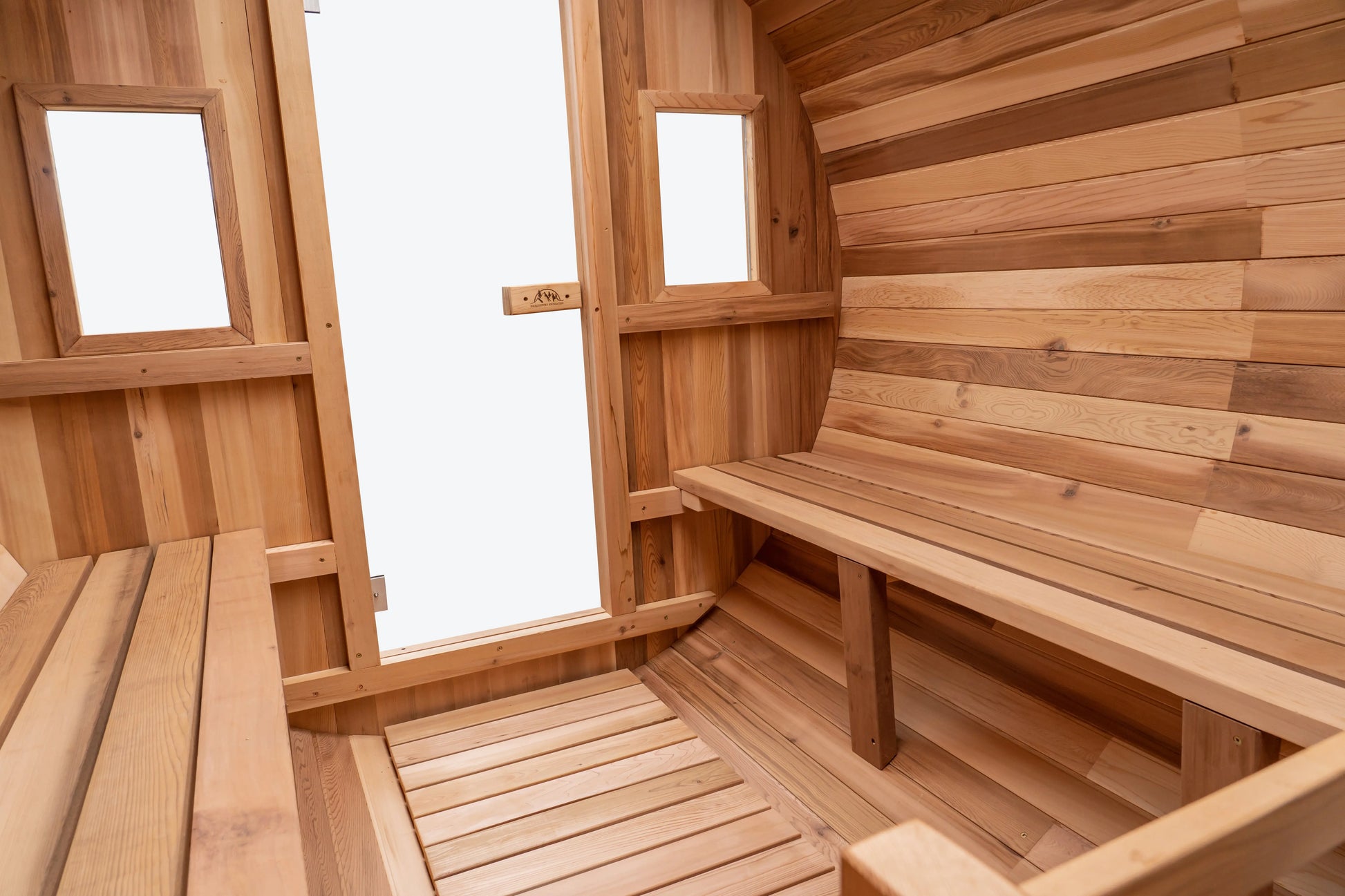 10 FT Red Cedar Barrel Sauna with Porch - 6-8 Person # #seotitle## Backcountry Recreation