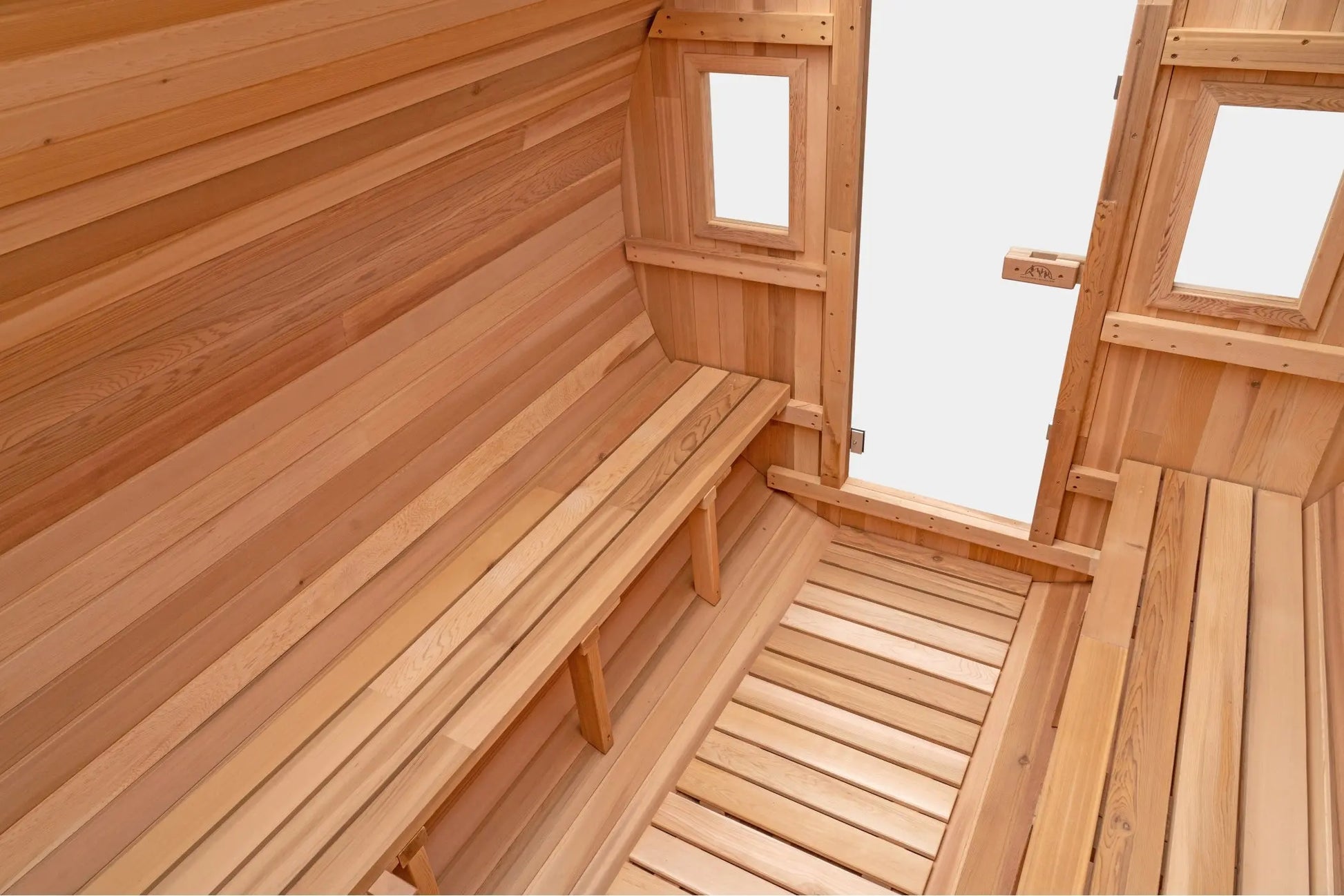 10 FT Red Cedar Barrel Sauna with Porch - 6-8 Person # #seotitle## Backcountry Recreation