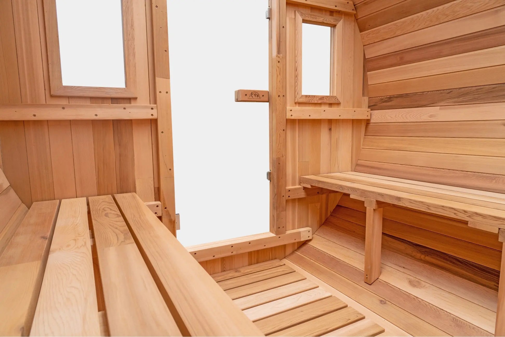 10 FT Red Cedar Barrel Sauna with Porch - 6-8 Person # #seotitle## Backcountry Recreation