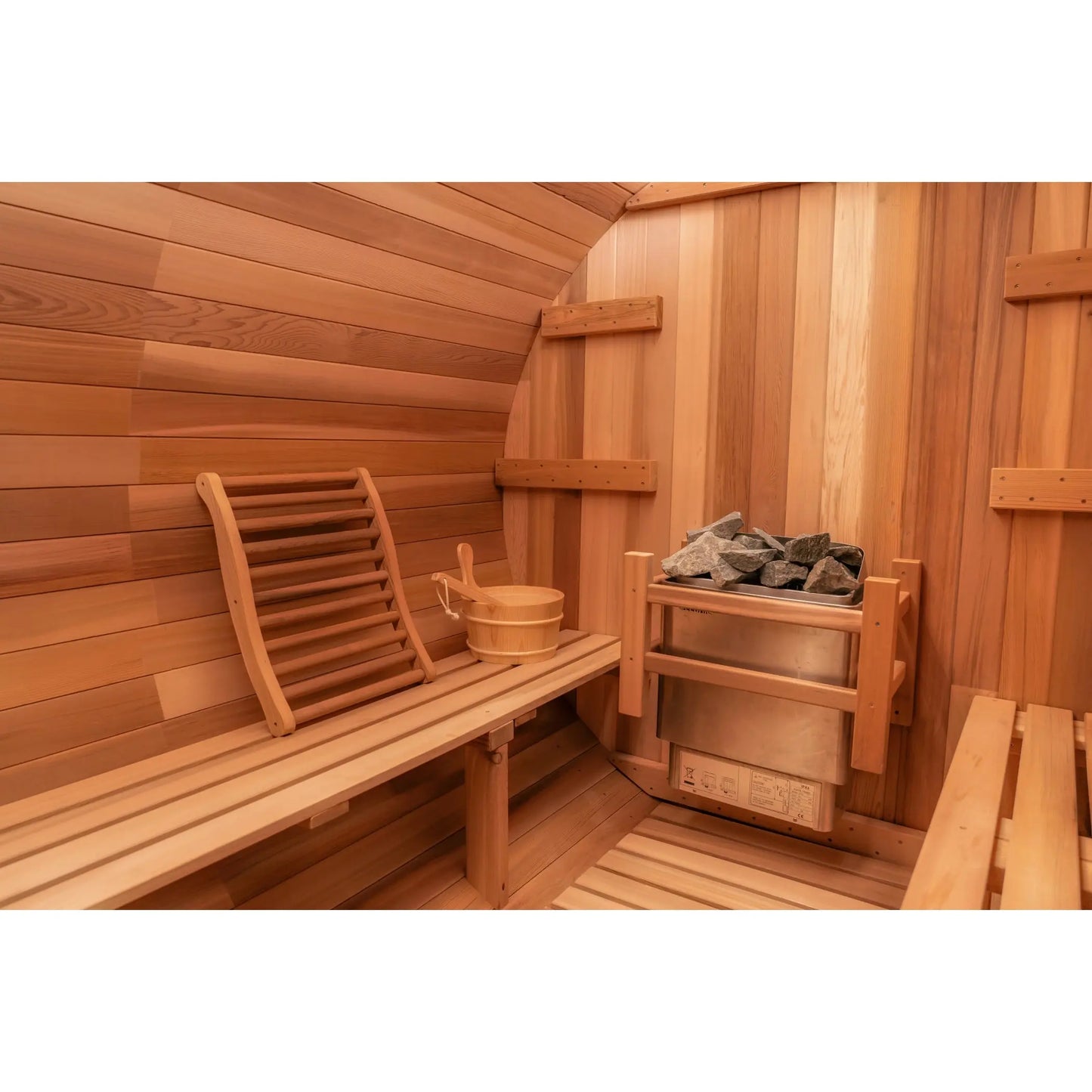 8 FT Classic Red Cedar Barrel Sauna - 6-8 Person # #seotitle## Backcountry Recreation