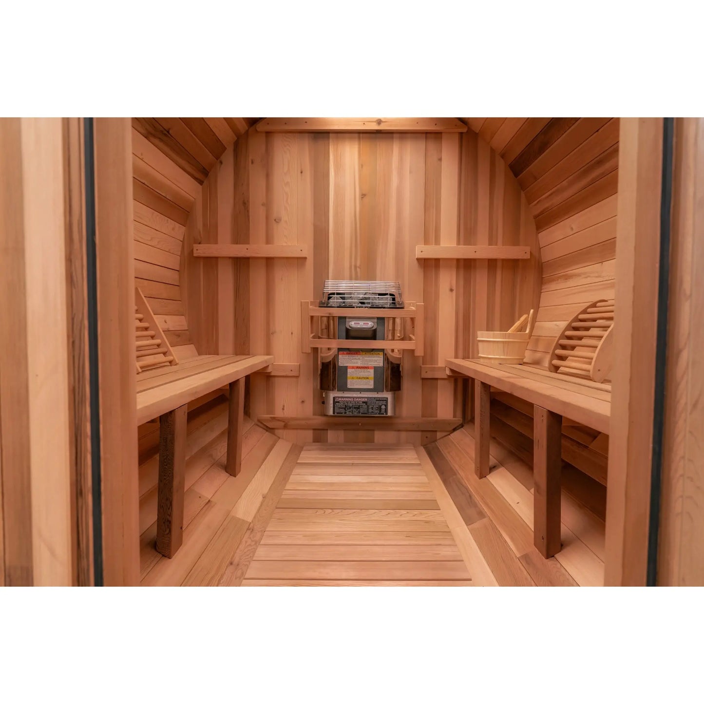 8 FT Classic Red Cedar Barrel Sauna - 6-8 Person # #seotitle## Backcountry Recreation