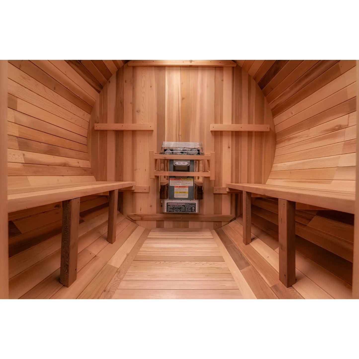 8 FT Classic Red Cedar Barrel Sauna - 6-8 Person # #seotitle## Backcountry Recreation