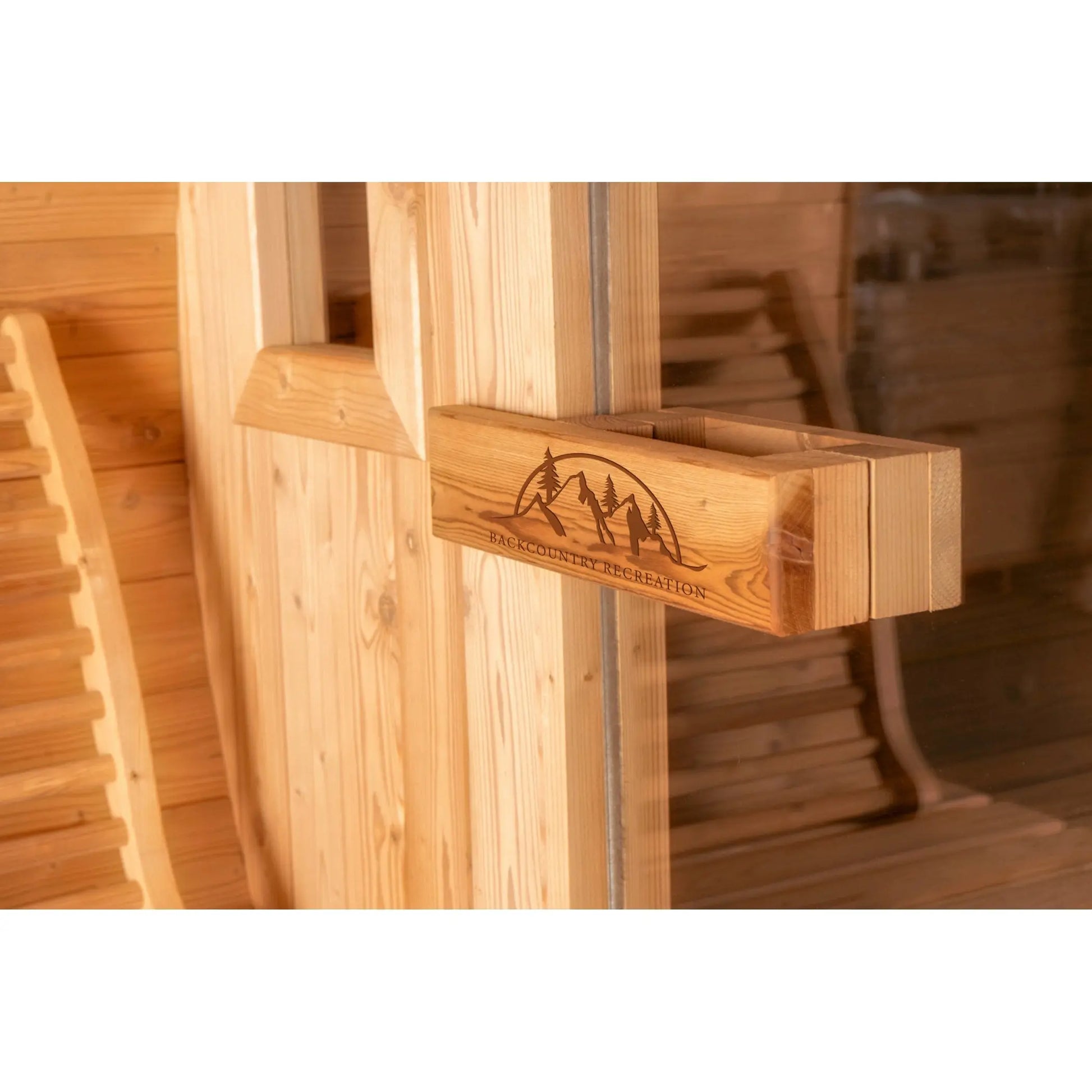 8 FT Classic Thermowood Barrel Sauna with Porch - 4-6 Person # #seotitle## Backcountry Recreation