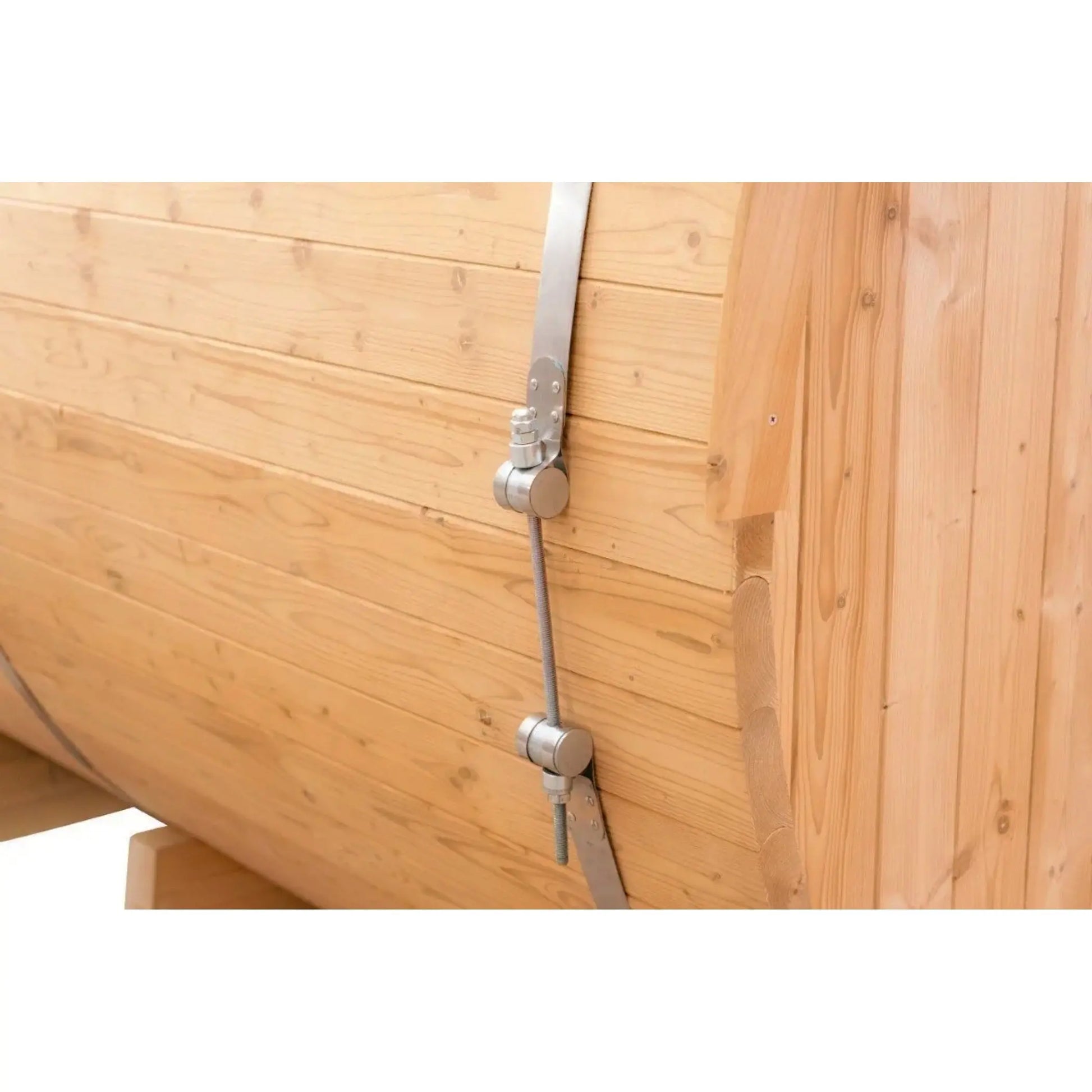 8 FT Classic Thermowood Barrel Sauna with Porch - 4-6 Person # #seotitle## Backcountry Recreation