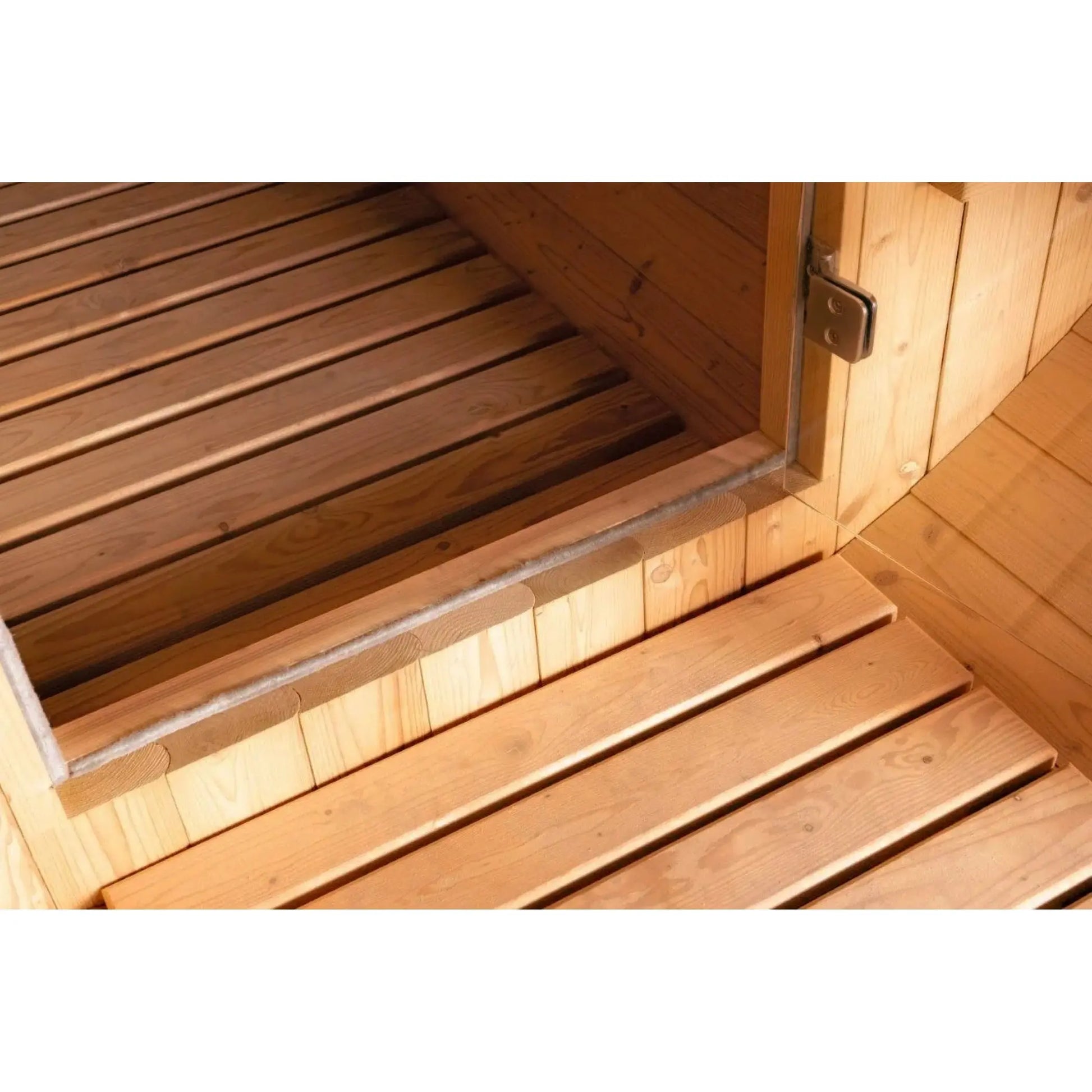 8 FT Classic Thermowood Barrel Sauna with Porch - 4-6 Person # #seotitle## Backcountry Recreation