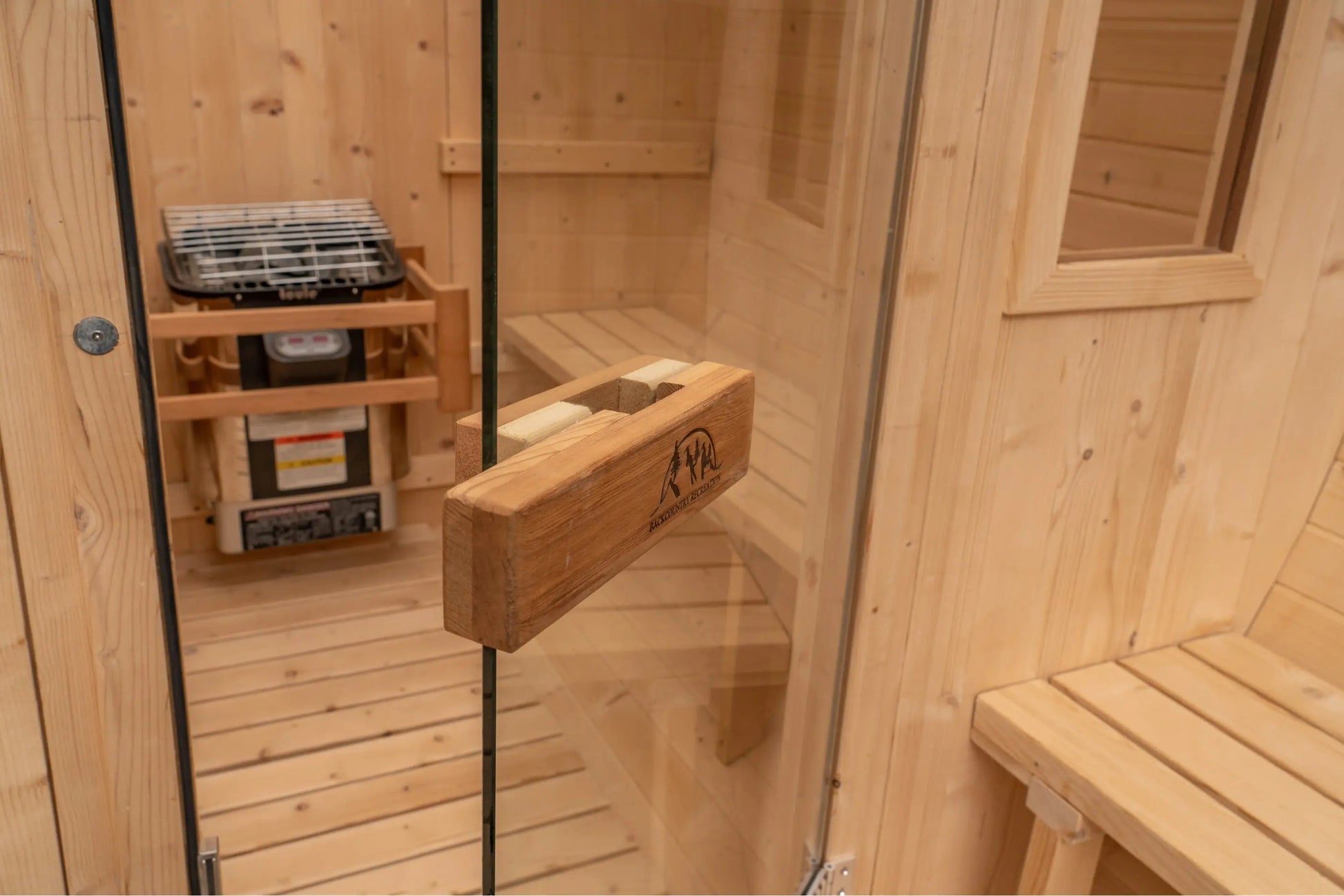 8 FT Classic Thermowood Barrel Sauna with Porch - 4-6 Person # #seotitle## Backcountry Recreation