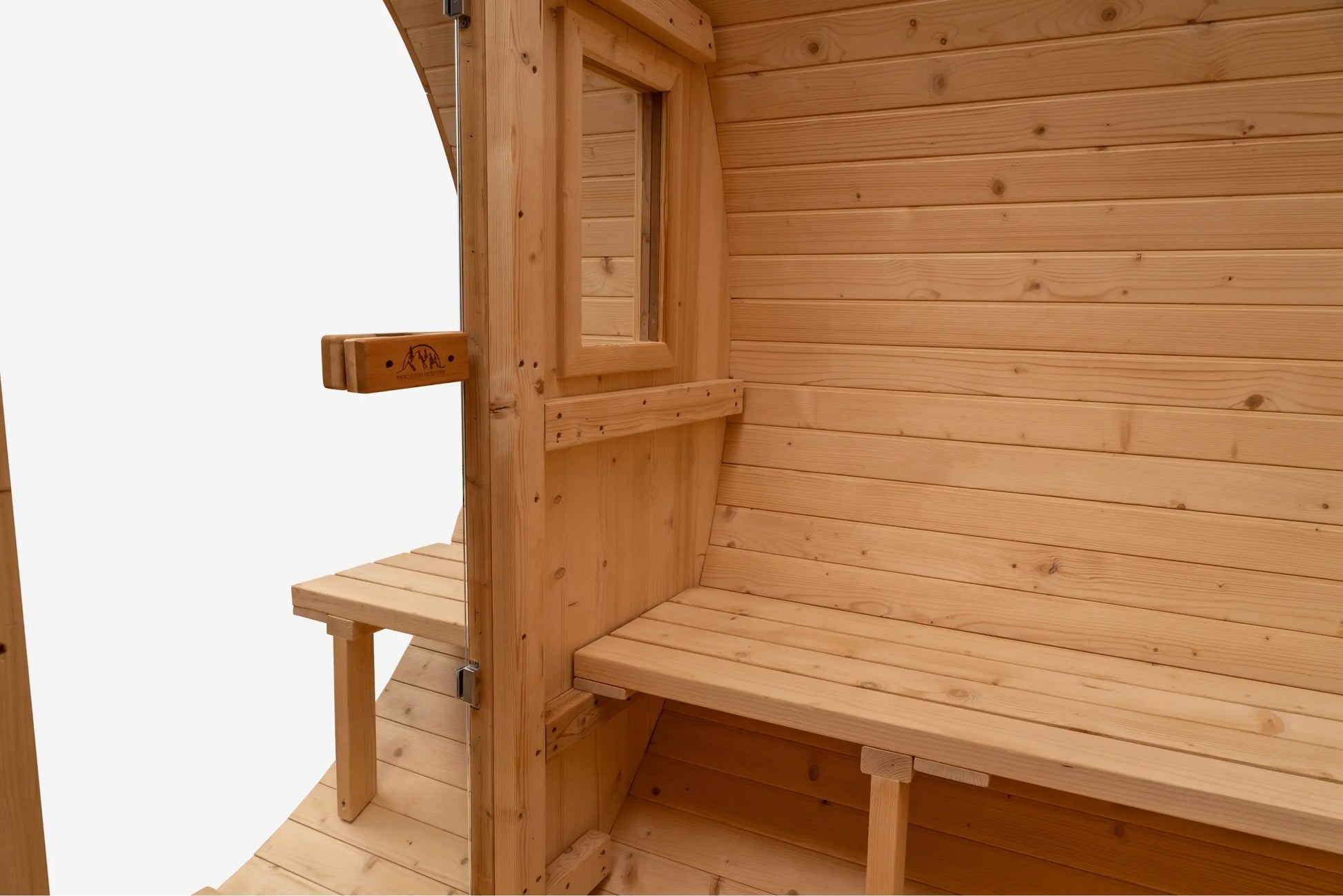 8 FT Classic Thermowood Barrel Sauna with Porch - 4-6 Person # #seotitle## Backcountry Recreation