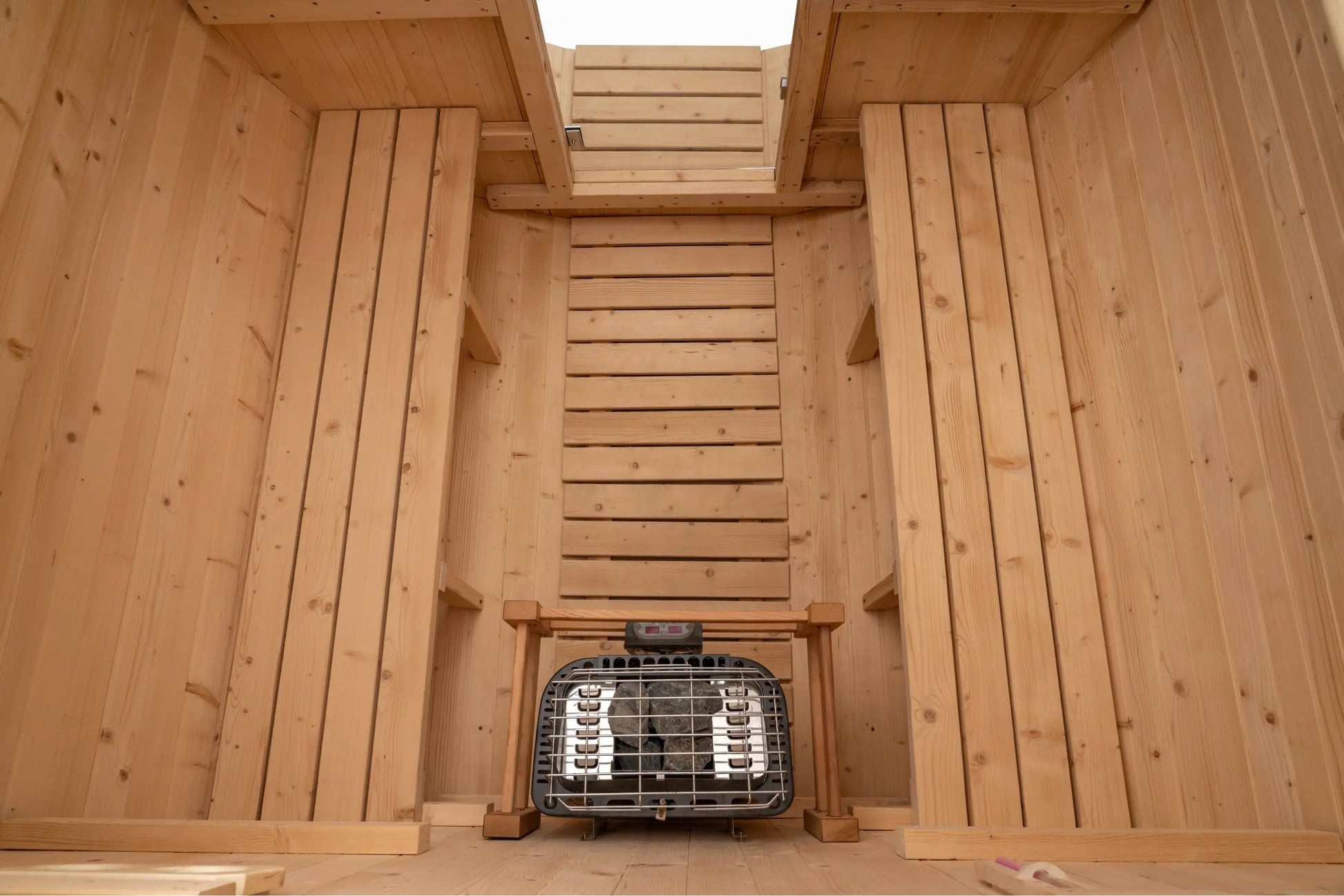 8 FT Classic Thermowood Barrel Sauna with Porch - 4-6 Person # #seotitle## Backcountry Recreation