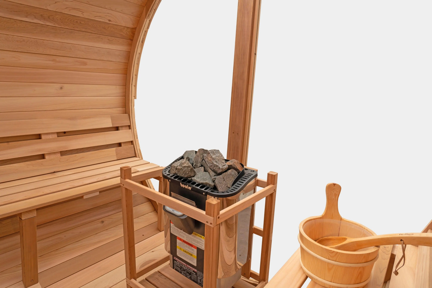 8 Ft Classic Cedar Scenic View Barrel Sauna - 6-8 Person # #seotitle## Backcountry Recreation