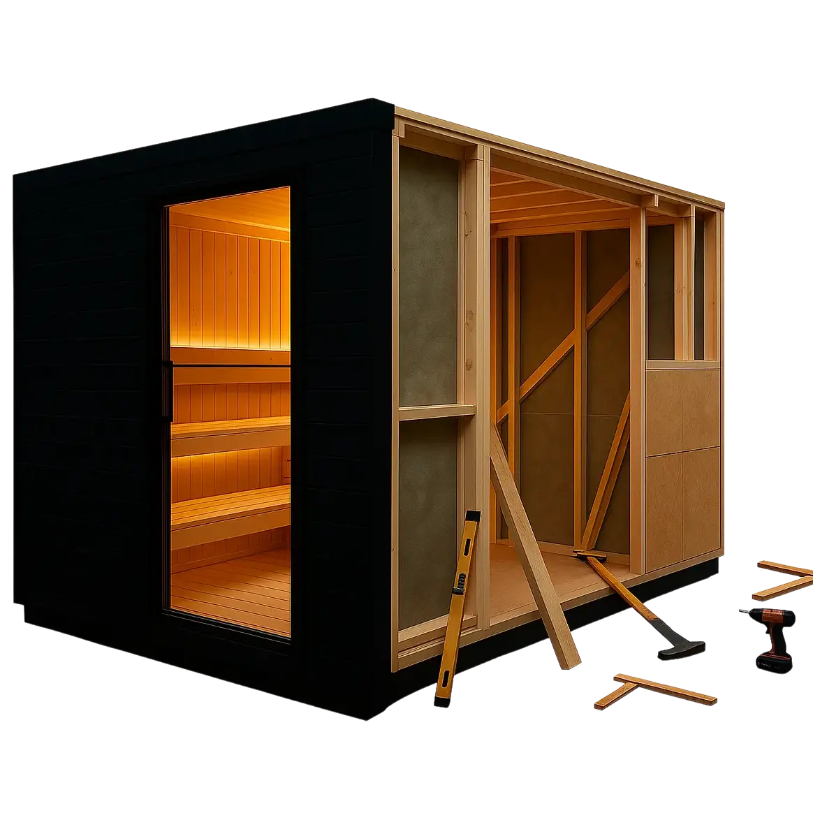 Custom Luxury Sauna Backcountry Recreation
