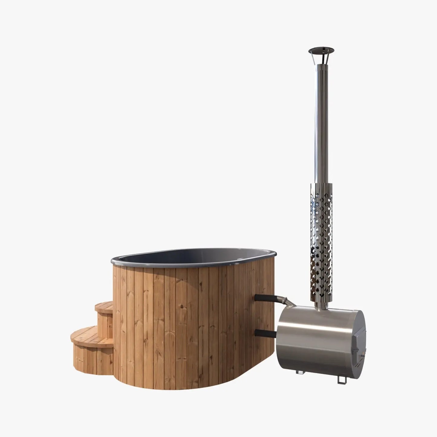 Deluxe Wood Fired Hot Tub With Liner - 2 Person # #seotitle## Backcountry Recreation