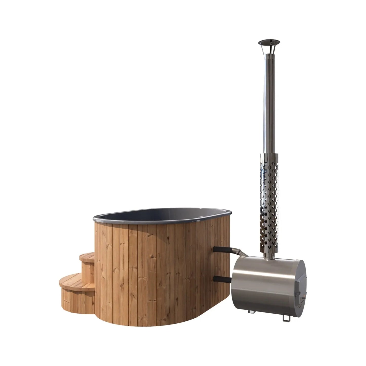 Deluxe Wood Fired Hot Tub With Liner - 2 Person # #seotitle## Backcountry Recreation