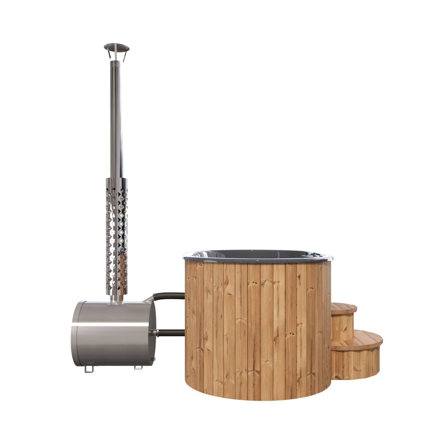 Deluxe Wood Fired Hot Tub With Liner - 2 Person # #seotitle## Backcountry Recreation