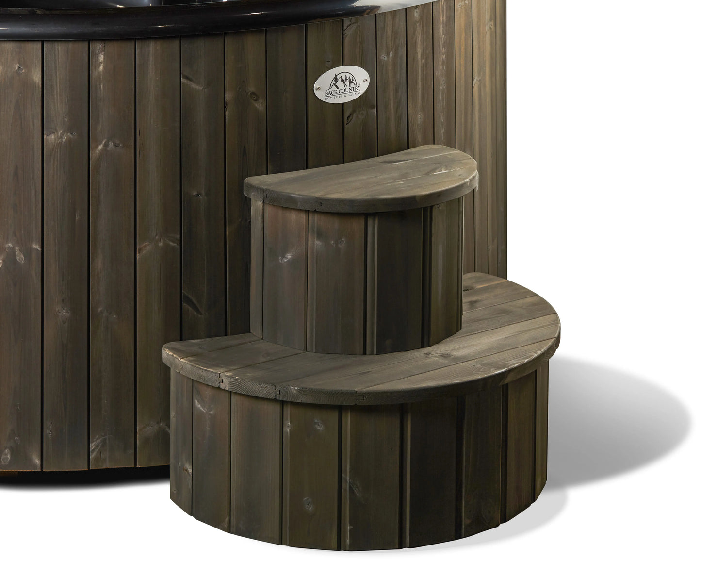 Deluxe Wood Fired Hot Tub With Liner - Limited Black Edition Backcountry Recreation