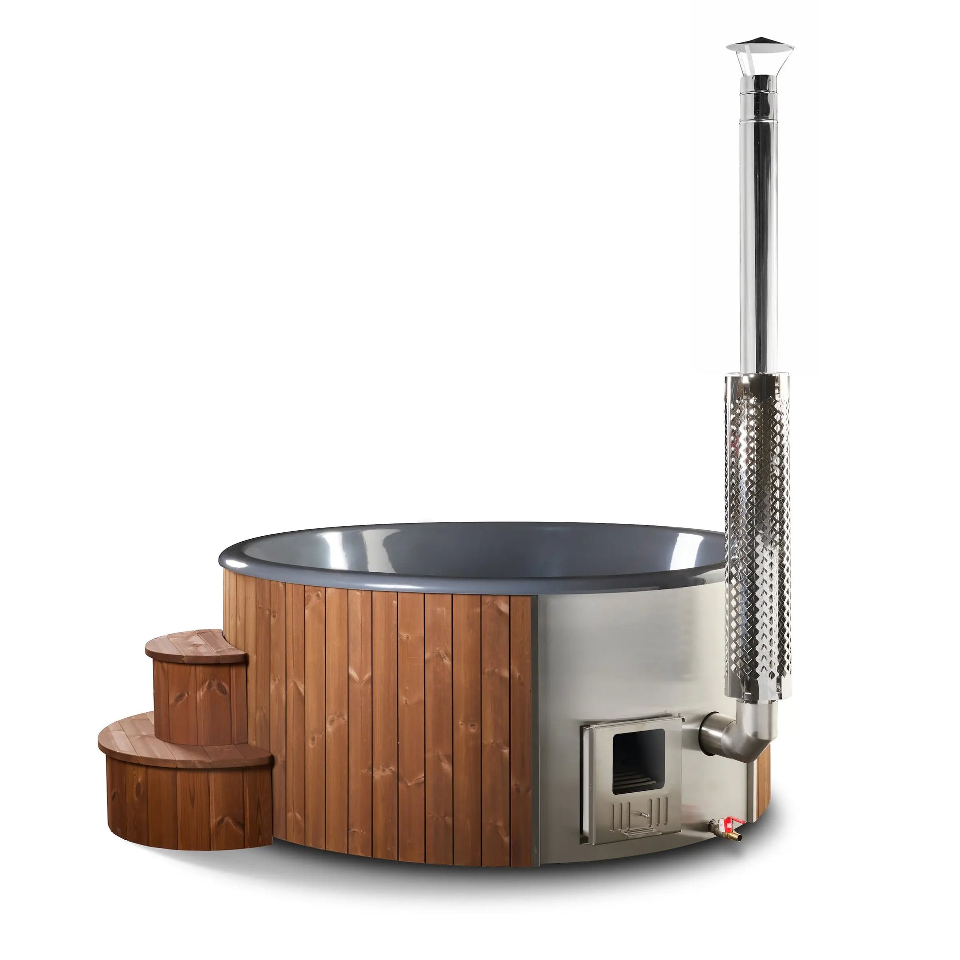 Deluxe Wood Fired Hot Tub With Liner XL # #seotitle## Backcountry Recreation