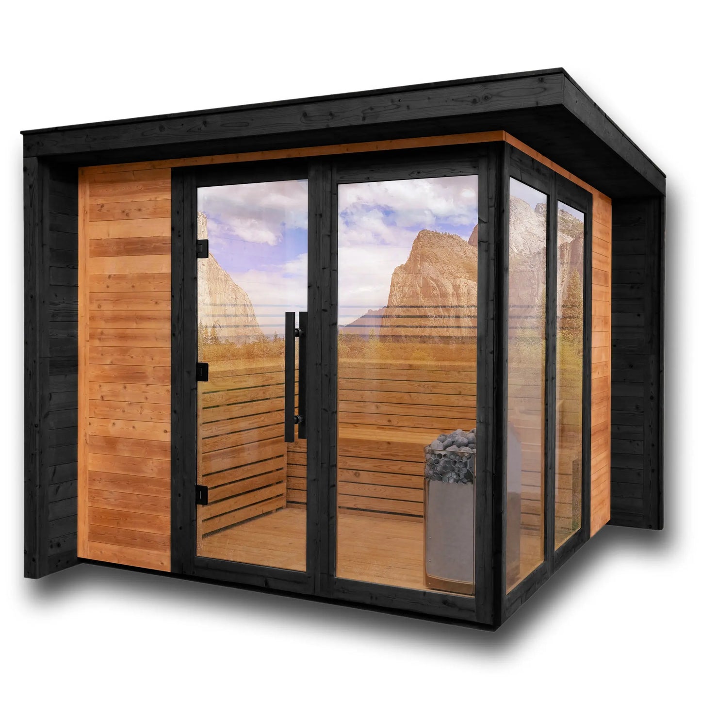 Modern Outdoor Sauna - Lasi # #seotitle## Backcountry Recreation