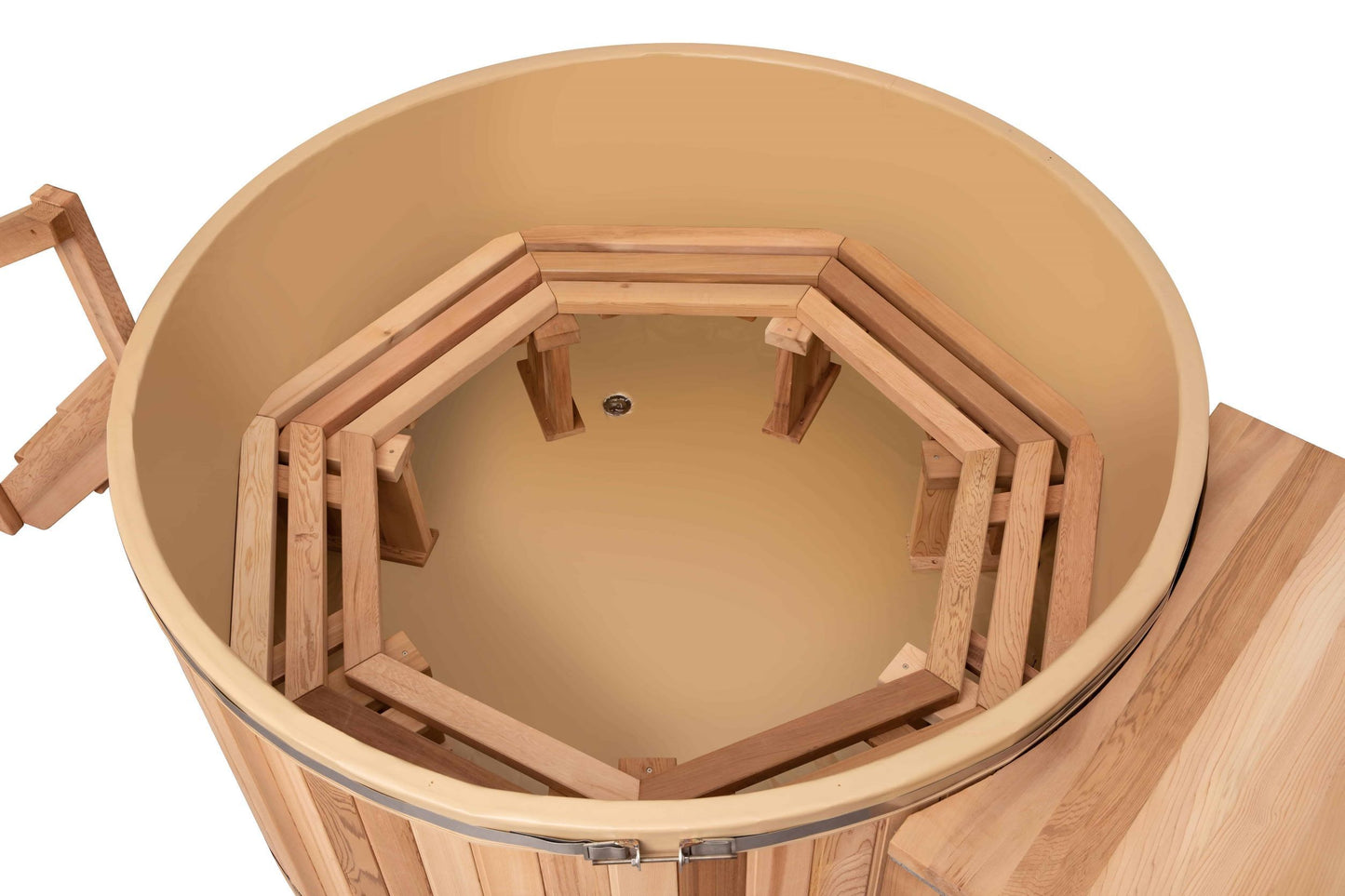 Classic Cedar Hot Tub - Electric  Heater  6"W X 4'H (6 Person Deep) # #seotitle## Backcountry Recreation