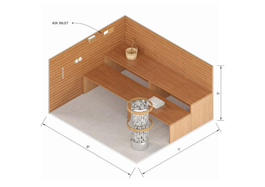 Basic Indoor Sauna Room Instructions