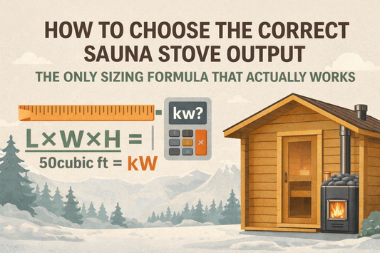 Sauna stove output