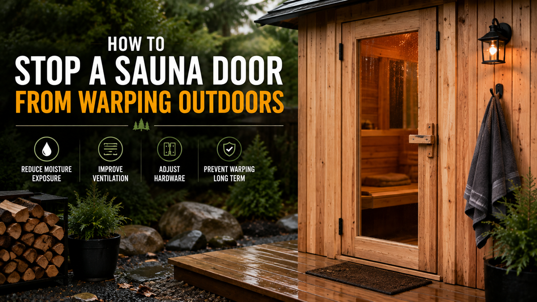 How to Stop a Sauna Door From Warping Outdoors