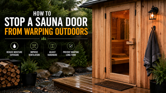 How to Stop a Sauna Door From Warping Outdoors