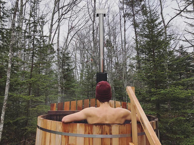 You can use our wood-fired hot tubs at this Canadian getaway!