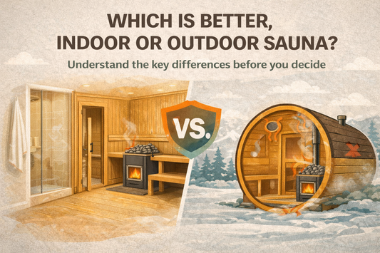 indoor vs outdoor sauna