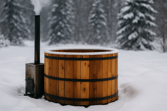winterize wood fired hot tub in cold climates