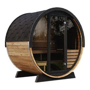 5.5 Ft Scenic View Barrel Sauna - 2- 4 People (Extra Wide) Backcountry Recreation