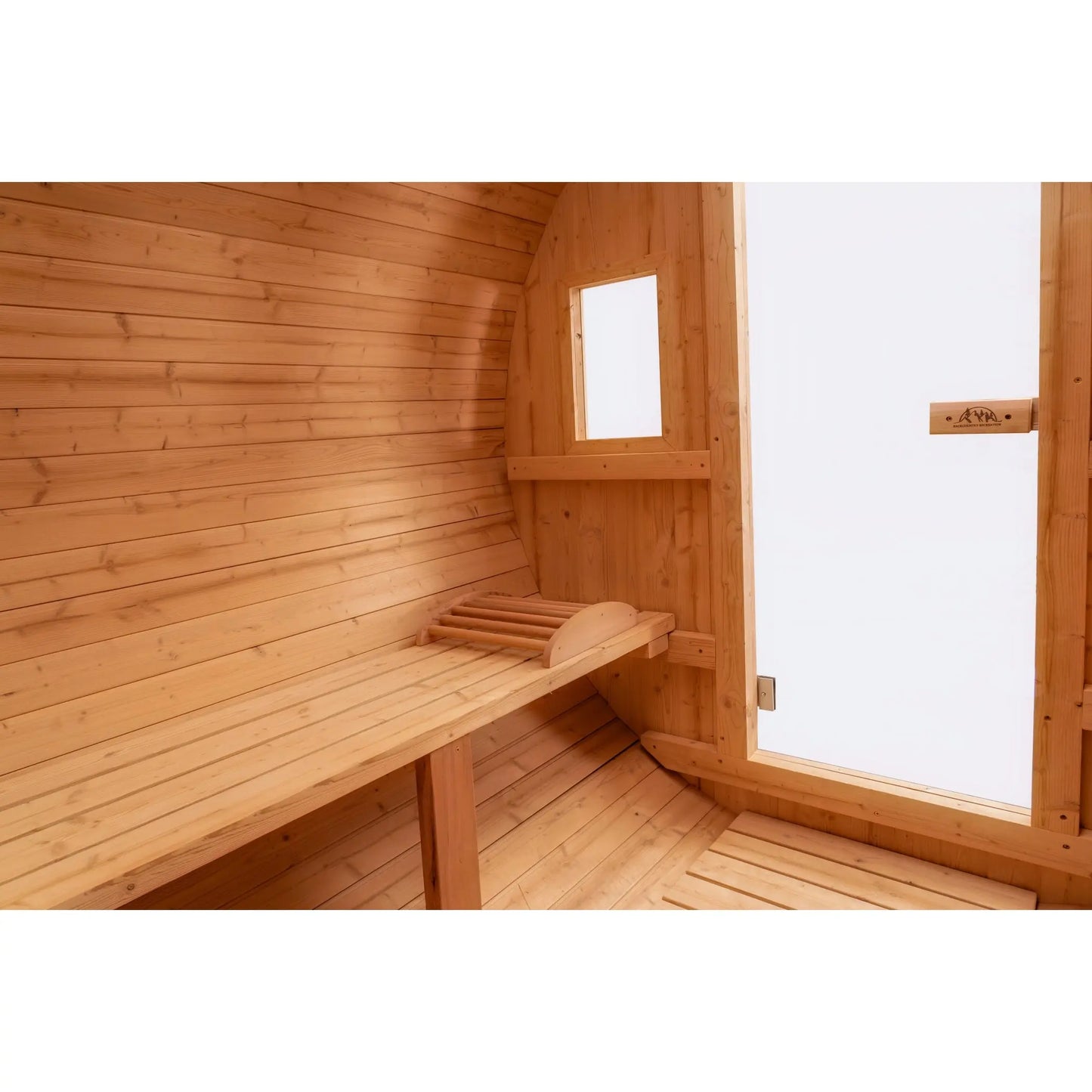 6 FT Classic Thermowood Barrel Sauna  - 4-6 Person Backcountry Recreation