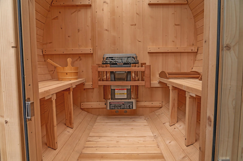 6 FT Classic Thermowood Barrel Sauna  - 4-6 Person # #seotitle## Backcountry Recreation
