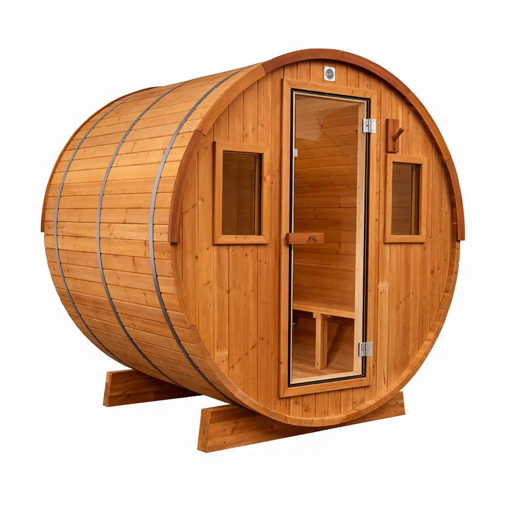 6 FT Classic Thermowood Barrel Sauna  - 4-6 Person # #seotitle## Backcountry Recreation