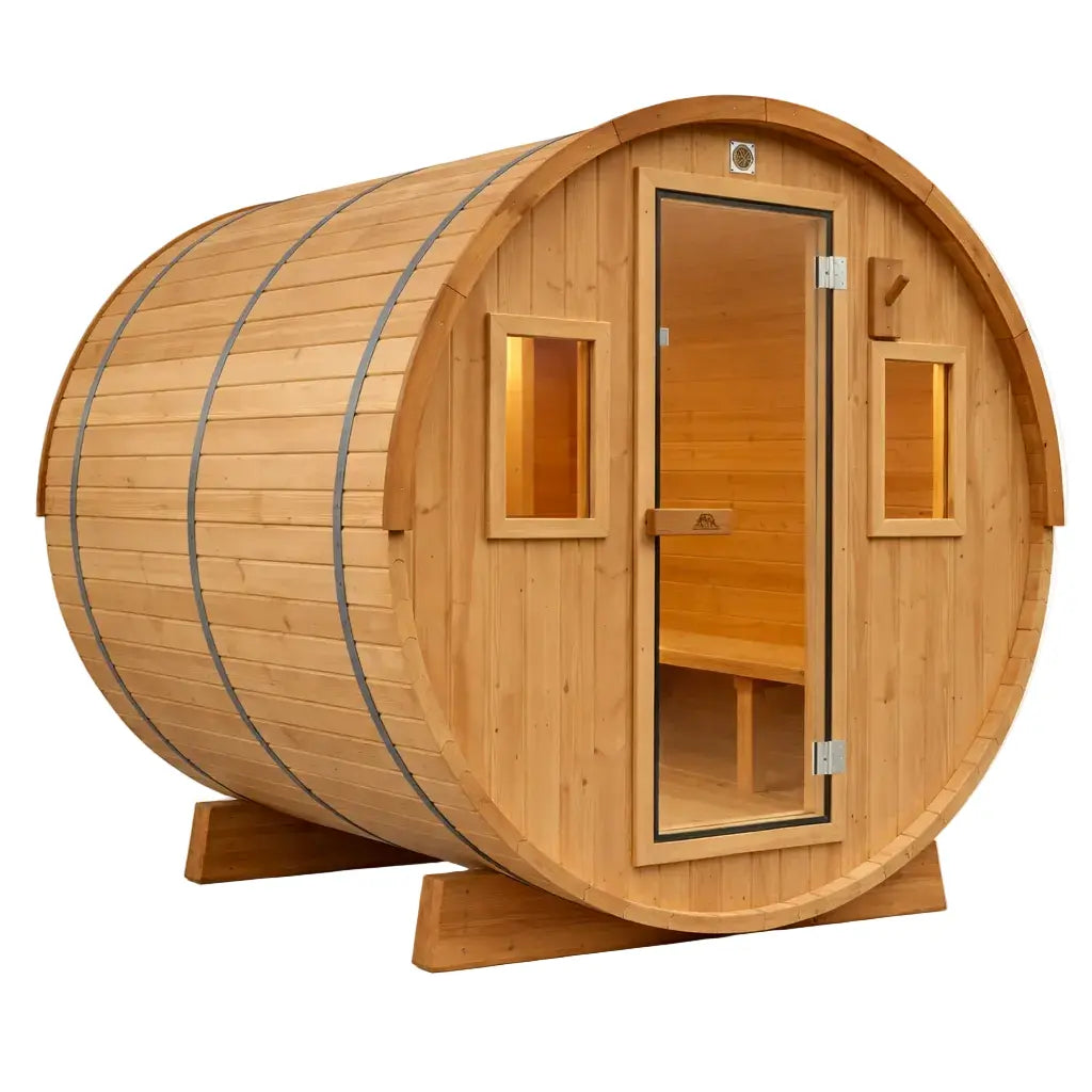 6 FT Classic Thermowood Barrel Sauna  - 4-6 Person # #seotitle## Backcountry Recreation