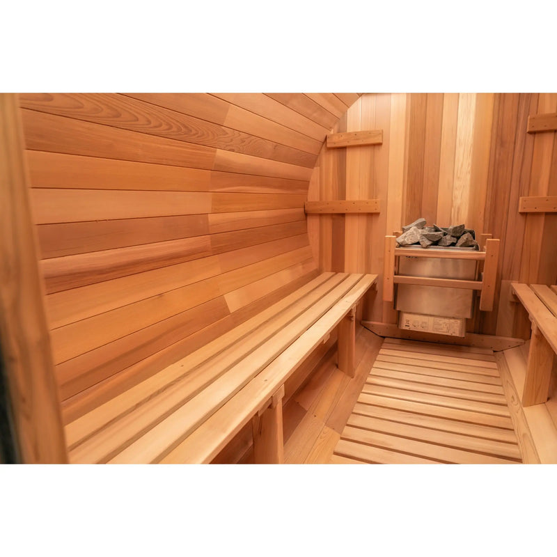 8 FT Classic Red Cedar Barrel Sauna - 6-8 Person # #seotitle## Backcountry Recreation