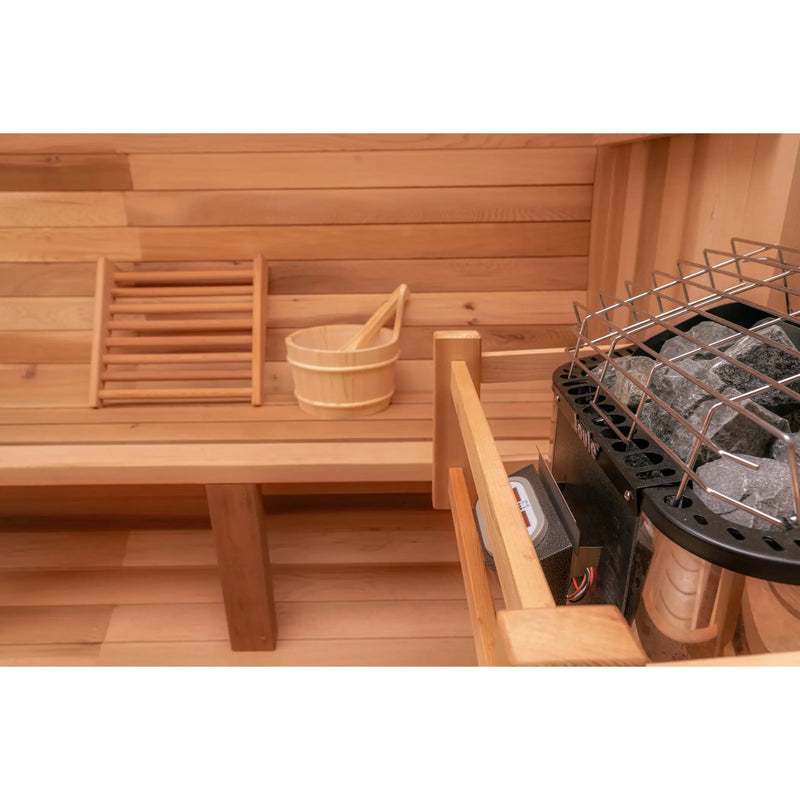 8 FT Classic Red Cedar Barrel Sauna - 6-8 Person # #seotitle## Backcountry Recreation