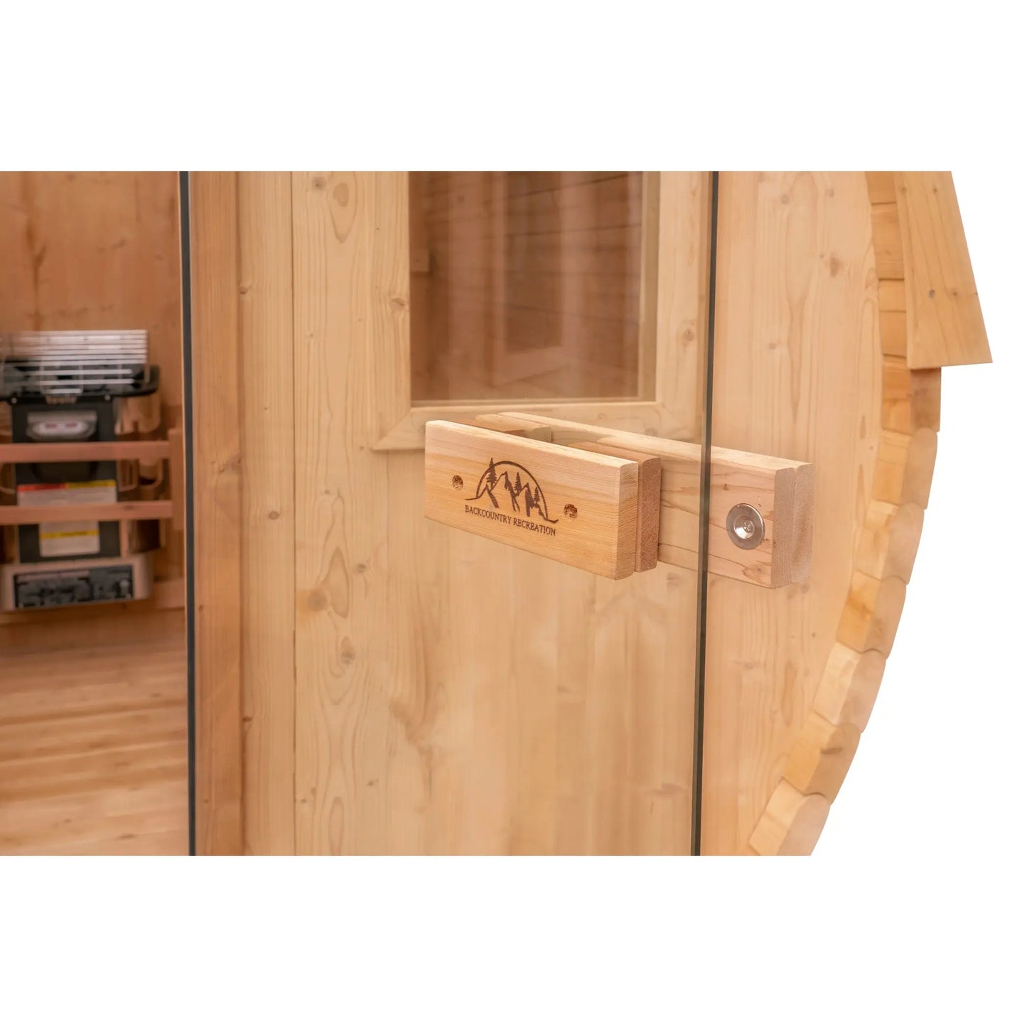 8 FT Classic Thermowood Barrel Sauna  - 6-8 Person Backcountry Recreation