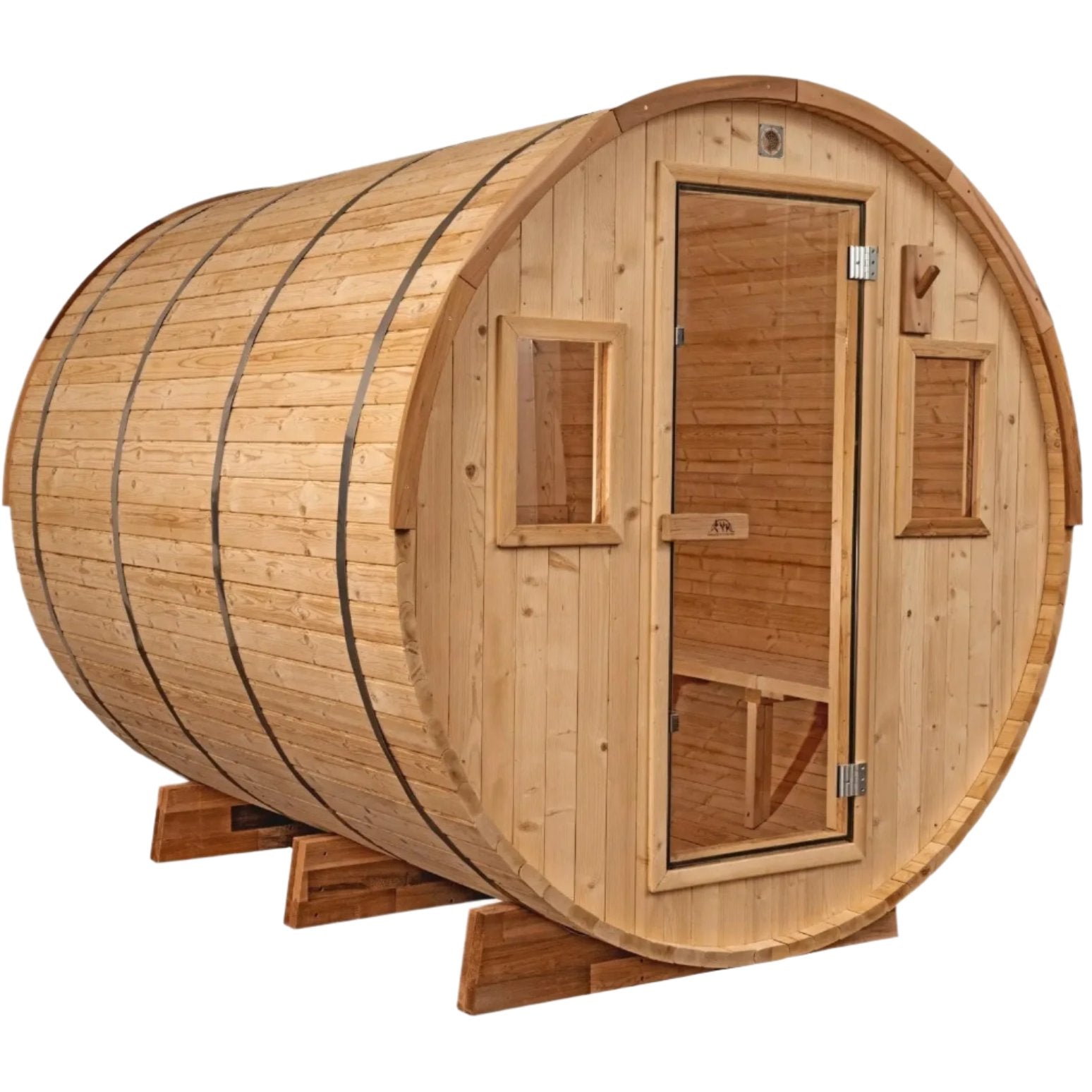 8 FT Classic Thermowood Barrel Sauna  - 6-8 Person # #seotitle## Backcountry Recreation