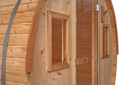 8 FT Classic Thermowood Barrel Sauna  - 6-8 Person # #seotitle## Backcountry Recreation