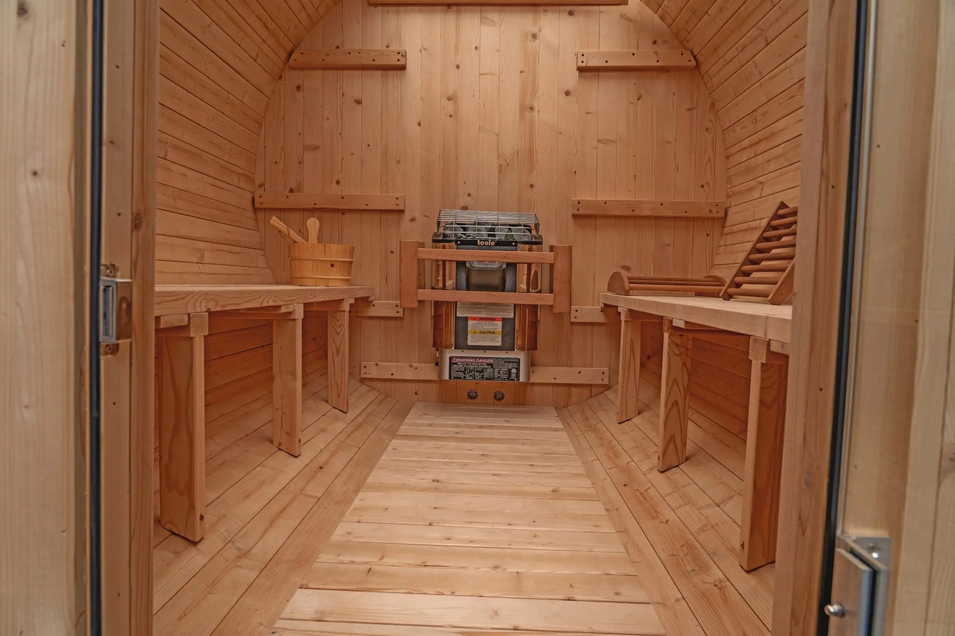 8 FT Classic Thermowood Barrel Sauna  - 6-8 Person # #seotitle## Backcountry Recreation