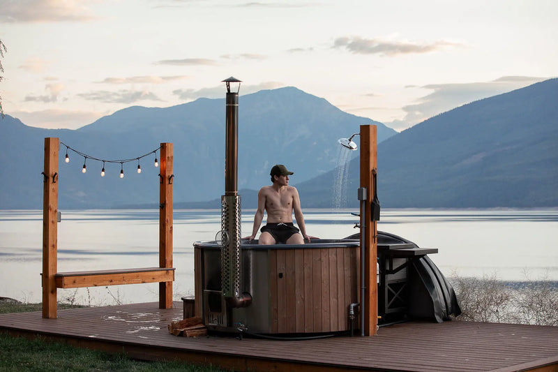 Deluxe Wood Fired Hot Tub With Liner # #seotitle## Backcountry Recreation