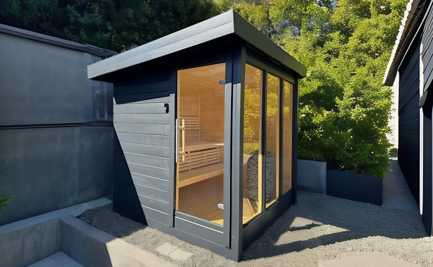 Modern Outdoor Sauna - Terassi Mini 
