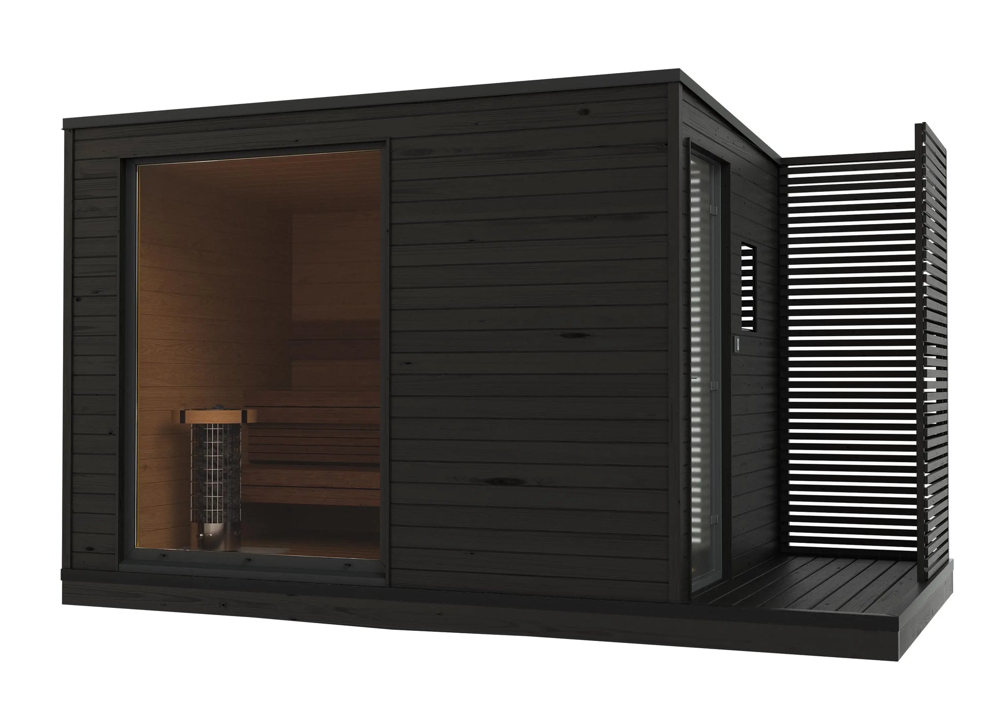 Kuutio XL - Luxury Modern Sauna Backcountry Recreation