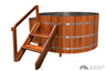 Lifetimer Cedar Hot Tub  w/ Stainless Steel Liner - Electric  Heater  6"W X 4'H (6 Person Deep) (Copy) Backcountry Recreation