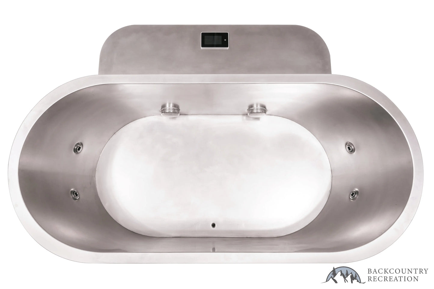 Lifetimer Cedar Hot Tub  w/ Stainless Steel Liner - Electric  Heater (2 Person Deep) Backcountry Recreation