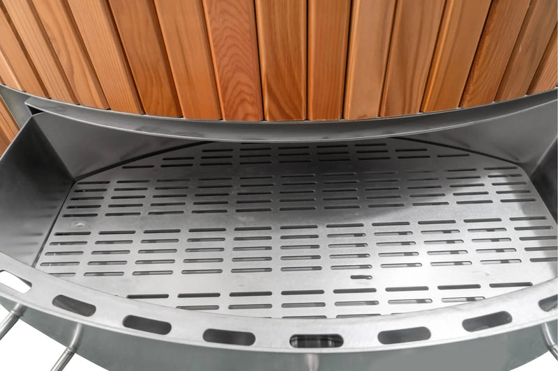 Lifetimer Cedar Hot Tub  w/ Stainless Steel Liner - Wood Fired (2 Person) Backcountry Recreation