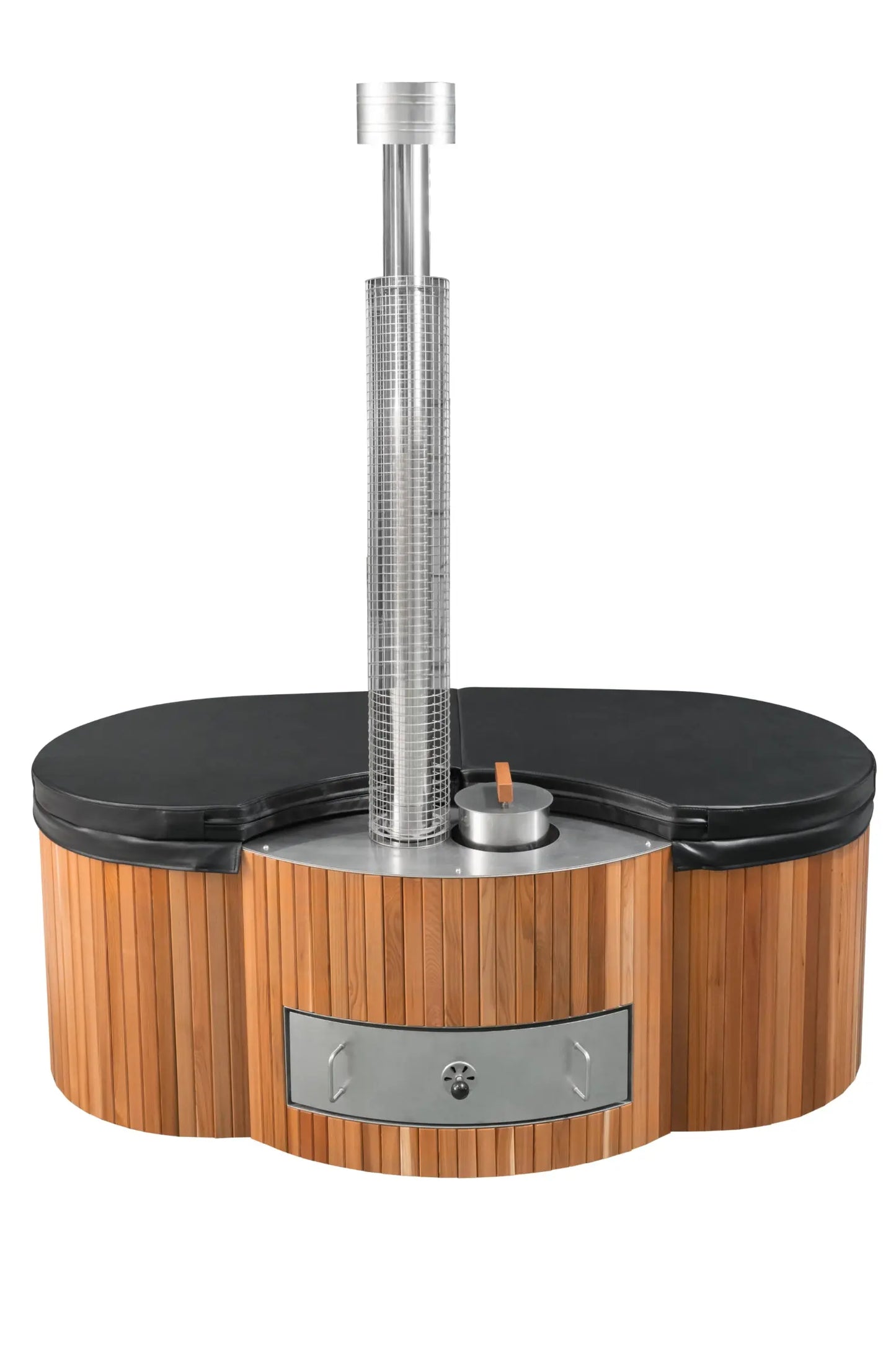 Lifetimer ™ Cedar Hot Tub  w/ Stainless Steel Liner - Wood Fired (2 Person) # #seotitle## Backcountry Recreation