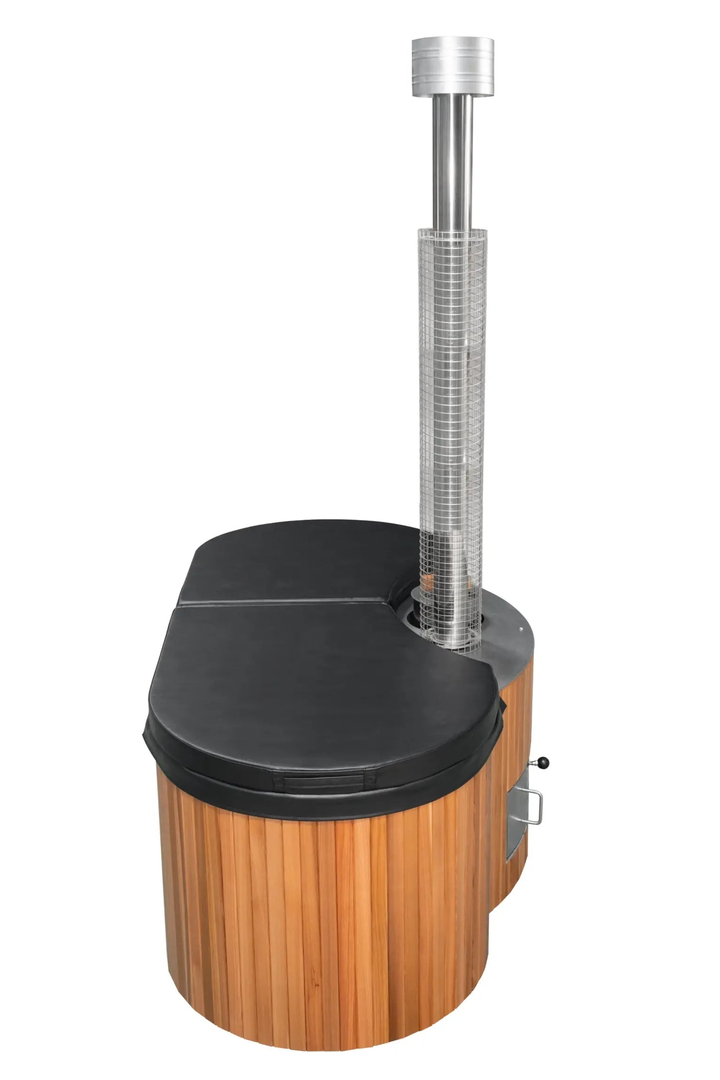 Lifetimer ™ Cedar Hot Tub  w/ Stainless Steel Liner - Wood Fired (2 Person) # #seotitle## Backcountry Recreation