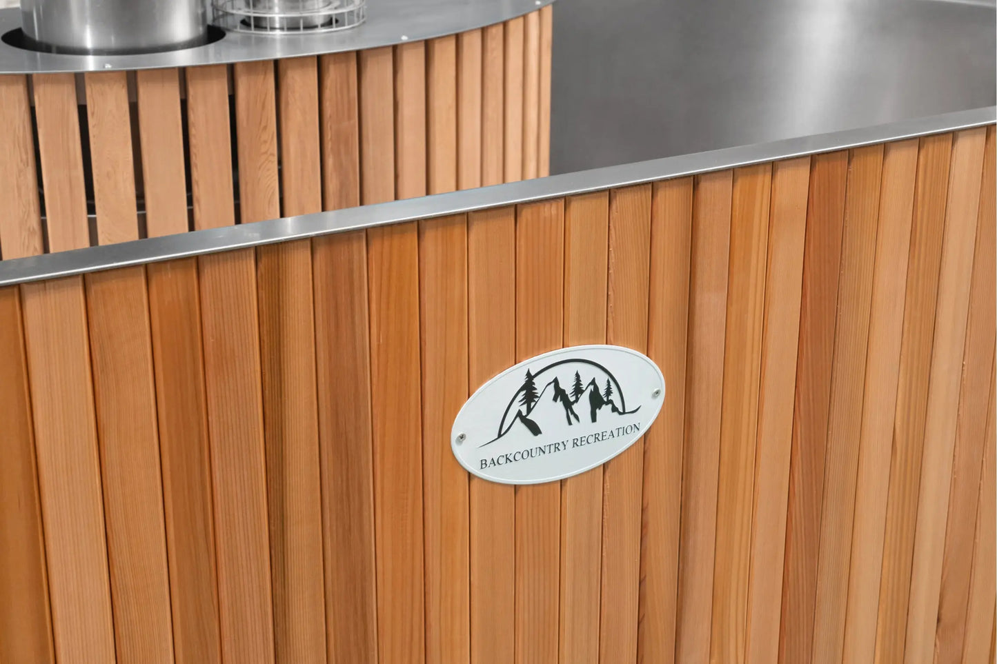Lifetimer ™ Cedar Hot Tub  w/ Stainless Steel Liner - Wood Fired (2 Person) # #seotitle## Backcountry Recreation